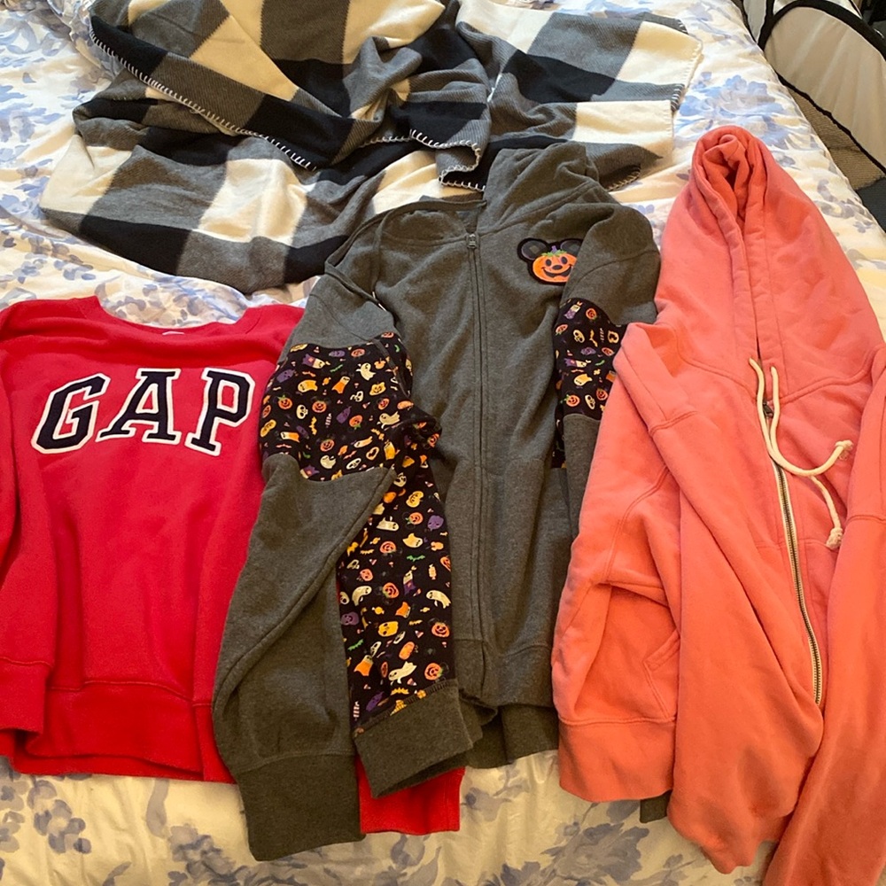 Bundle of hoodies